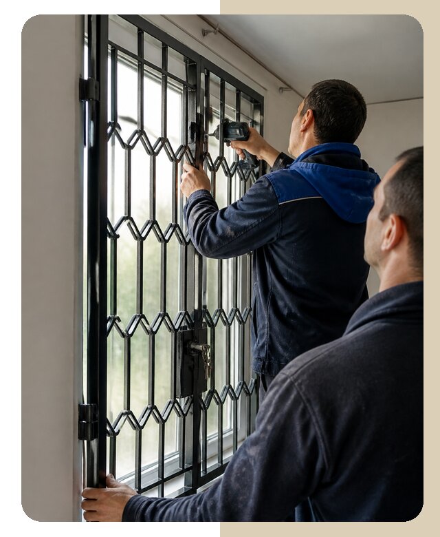 Установка распашных решеток в Сланцах цена от 6716 р. | ДвериЛегко-Слы